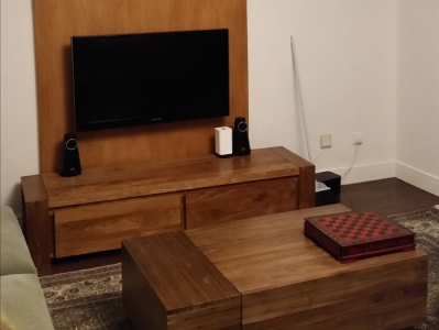 Custom-built entertainment center